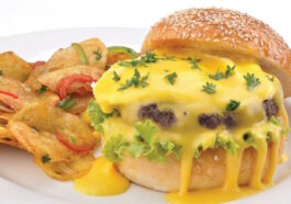 Eggs Benedict Burger