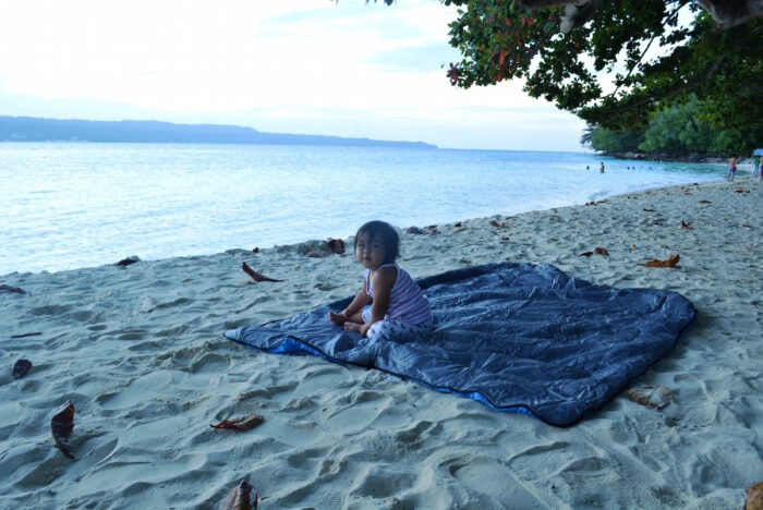 Hanging out at Isla Reta Beach Resort in Talicud Island