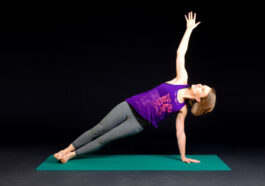 plank as part of rotational push-ups