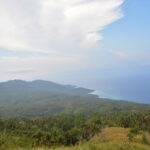 A breathtaking view of the island, 10 minutes before the peak