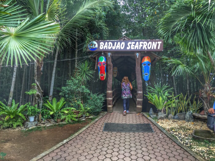 Badjao Seafront Restaurant Entrace