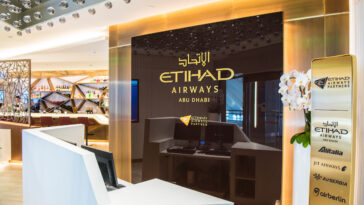 Etihad Airways Business Lounge in LA