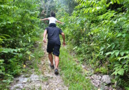 On the way to Mt. Puting Bato peak