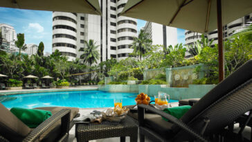 Poolside at Shangri-La Hotel, Kuala Lumpur
