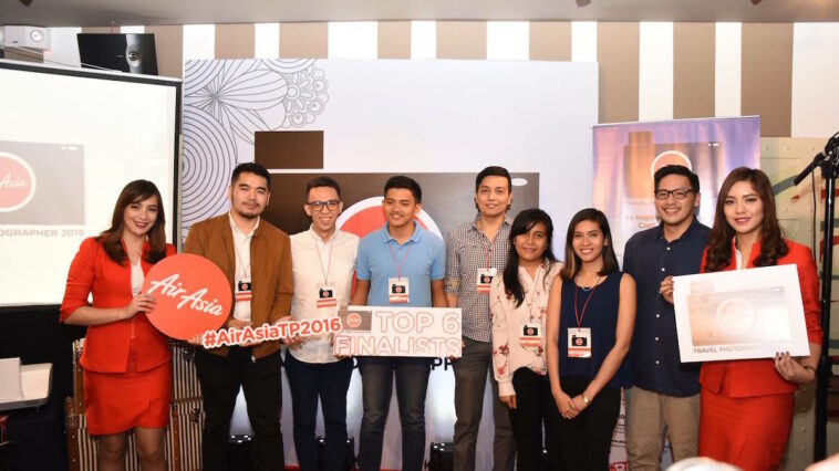 Some of the AirAsia Team with this year's Top 6