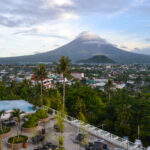 majestic view from the balcony of our room in The Oriental Hotel