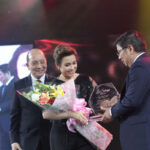 L-R: PICC General Manager, Renato B. Padilla; Leah Salonga; BSP Governor, Amando M. Tetangco Jr.