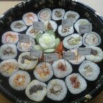 A medium platter of yummy gourmet rolls