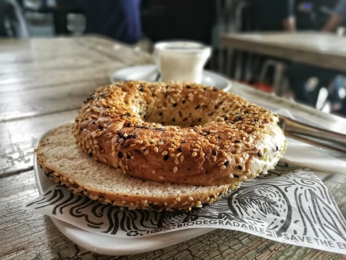 Bagel at Abaca Baking Company