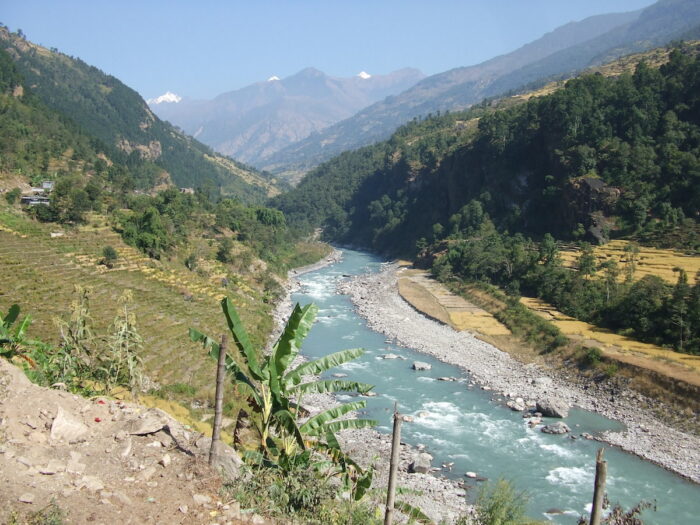 Budi Gandaki River.