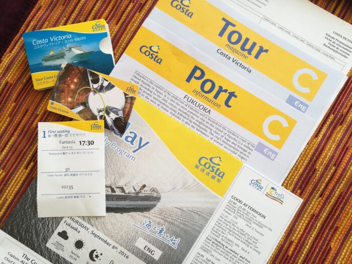 Cruise Magazine and Key Card