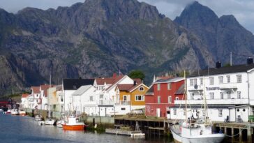Henningsvaer in the Lofoten islands
