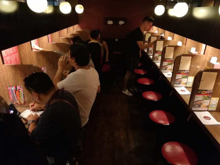 Inside Ramen Dining Room