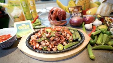 Octopus Sisig with Okra by Mama Sita