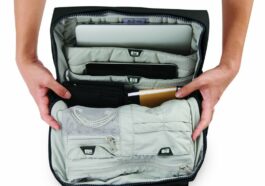 Pacsafe Intasafe Z500 loaded with gadgets