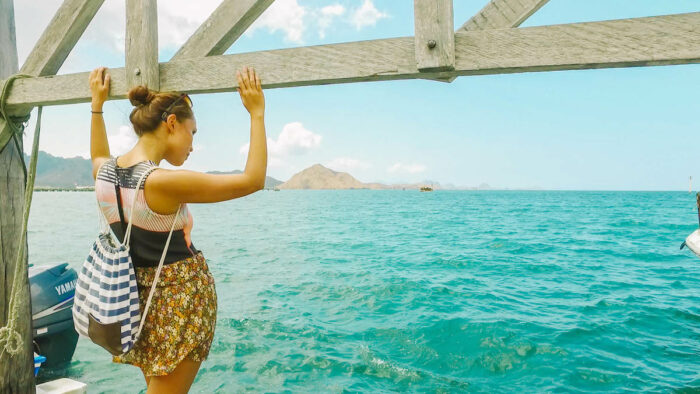 Boat Ride to the Pink Beach in Komodo