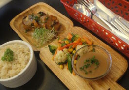 Embotido with Mushroom Gravy