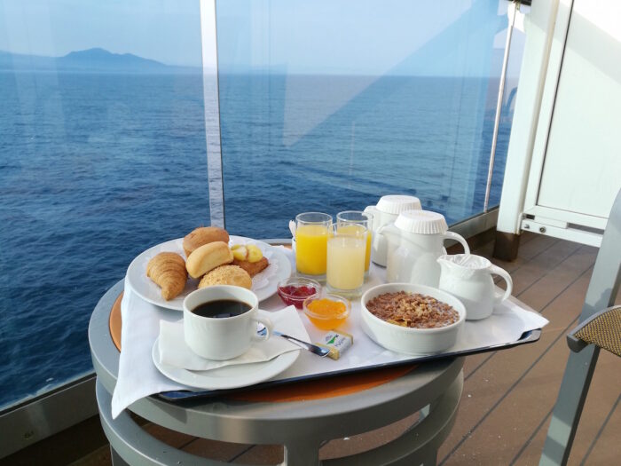 Breakfast on my Private Balcony