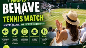 How to Behave at a Tennis Match: Cheers, Silence, and Everything In Between