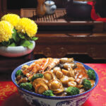 Layers of braised premium ingredients in the luxurious Poon Choy, one of the a la carte dishes in the 2017 Chinese New Year menu