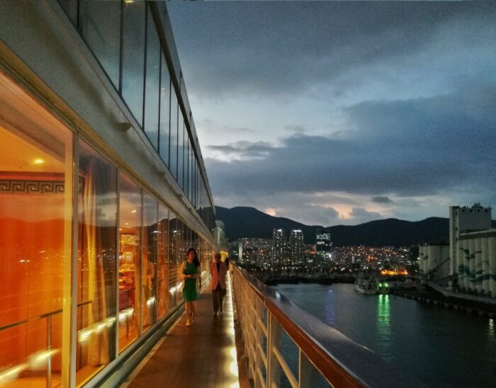 Leaving the Port of Busan