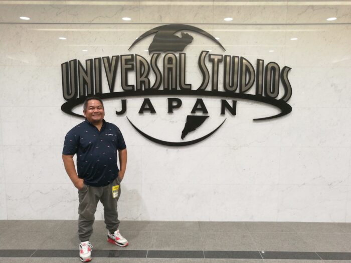 Melo Villaral in Universal Studios in Osaka Japan