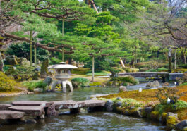 Small Canal in Kenrokuen Garden