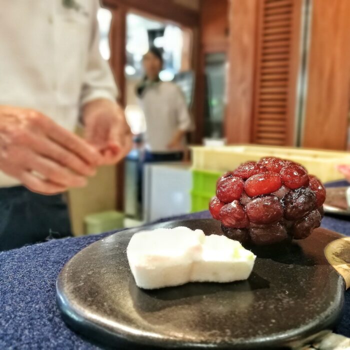 making original wagashi