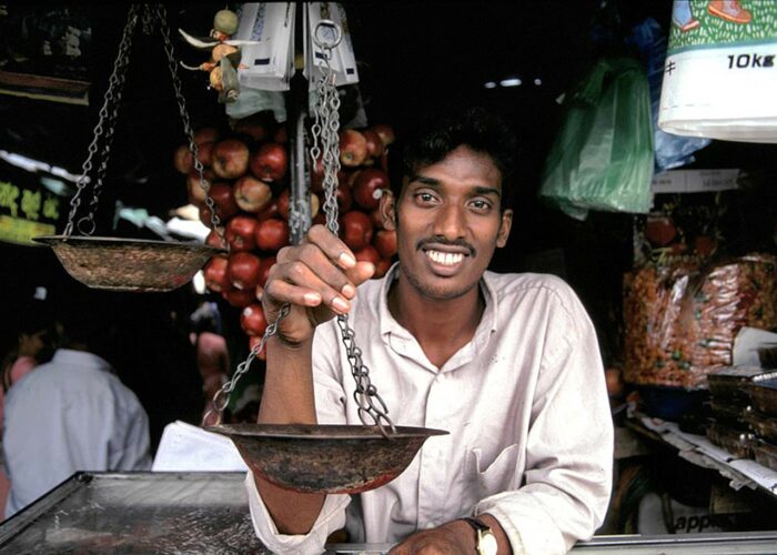 Spice Vendor in Colombo