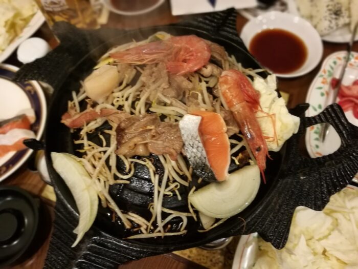 Genghis Khan Meal in Sapporo Beer Garden