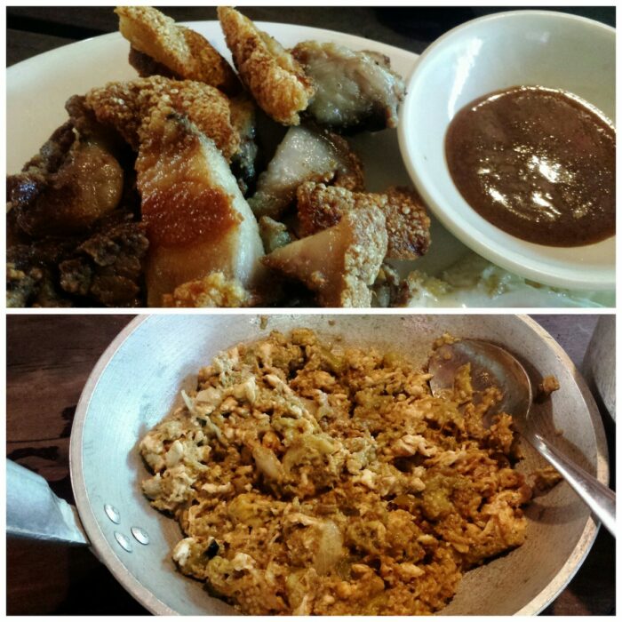 Ilocos' famous Bagnet and Poqui Poqui