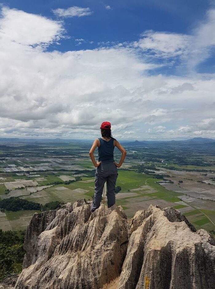 This picture is taken in the summit of Mt. Capistrano. The view is facing the rice fields of Brgy.Managok and Simaya.