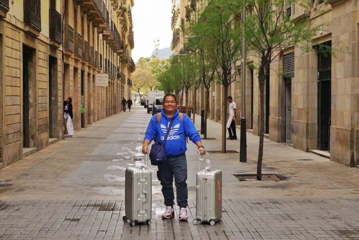 Finally Arrived at Hotel Del Mar in Barcelona