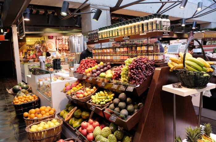 Fresh Fruits at Mercado de San Anton