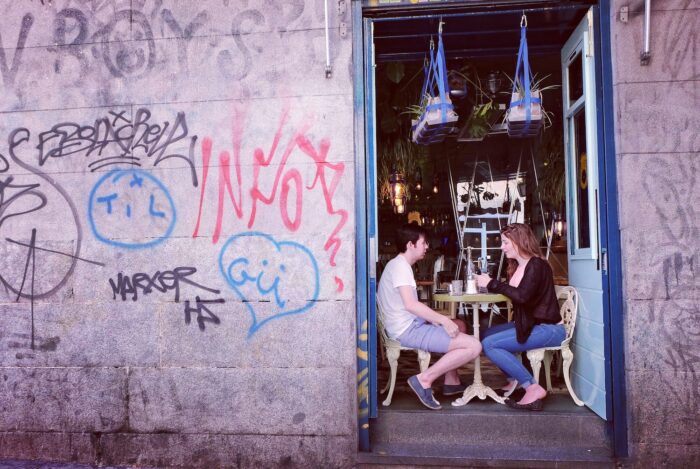 Hipster Cafe in Madrid