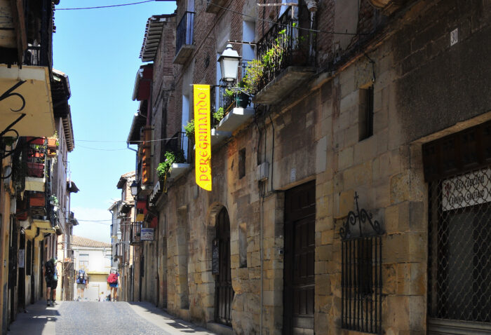 Passing thru an old town that looks deserted because people are having their afternoon siesta.