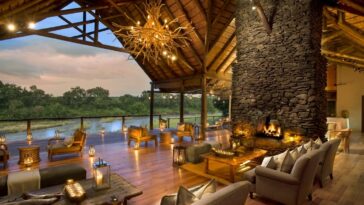 The Kapama River Lodge puts guests on the front door of the Kapama Private Game Reserve