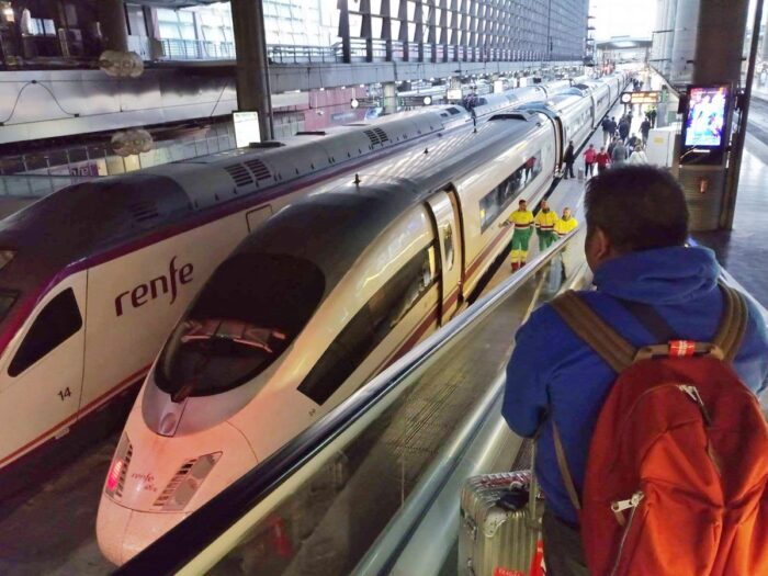 Train from Madrid to Barcelona