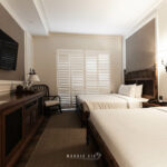 Feliz Hotel Snug Suite Room with two double beds