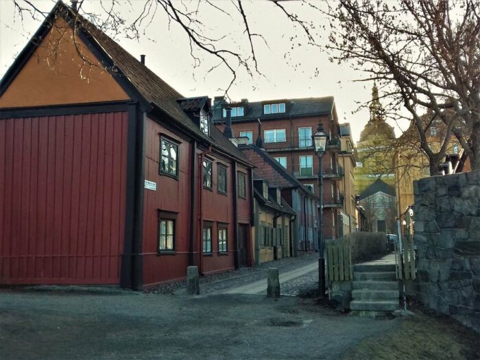 Wooden houses in stockholm