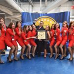 AirAsia Cabin Crew with Captain Comendador and Maan Hontiveros