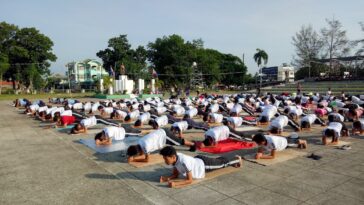 Mass Yoga Session at Municipal Grounds in Echague, Isabela