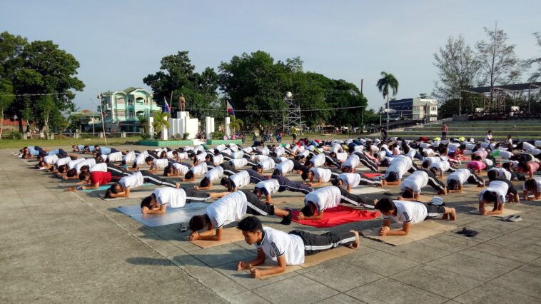 Mass Yoga Session at Municipal Grounds in Echague, Isabela