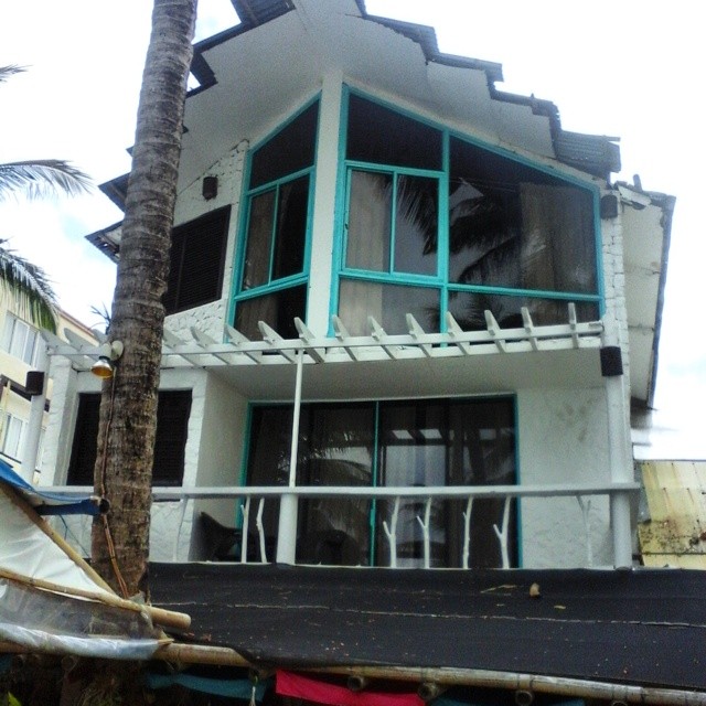 The front part of Kasbah's two bedrooms
