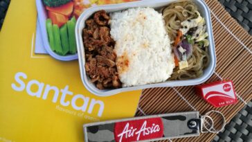 AirAsia Spicy Beef Bulgogi with Japchae