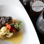 Grilled Cilantro Chicken with Lime Buerre Blanc paired with Rwanda Musasa Coffee