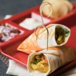 Mildy Curried Chicken Salad with Mango Chutney Tortilla Wrap Delish Munches