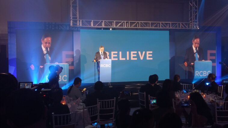 RCBC President and CEO Gil A. Buenaventura heads the launching of the new tagline.