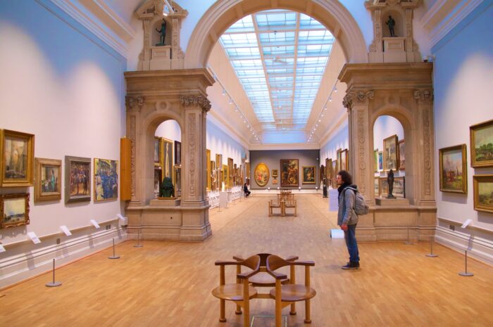 Thousands of Art Pieces on display inside The Louvre Museum