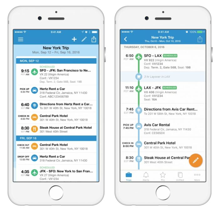 TripIt Mobile App